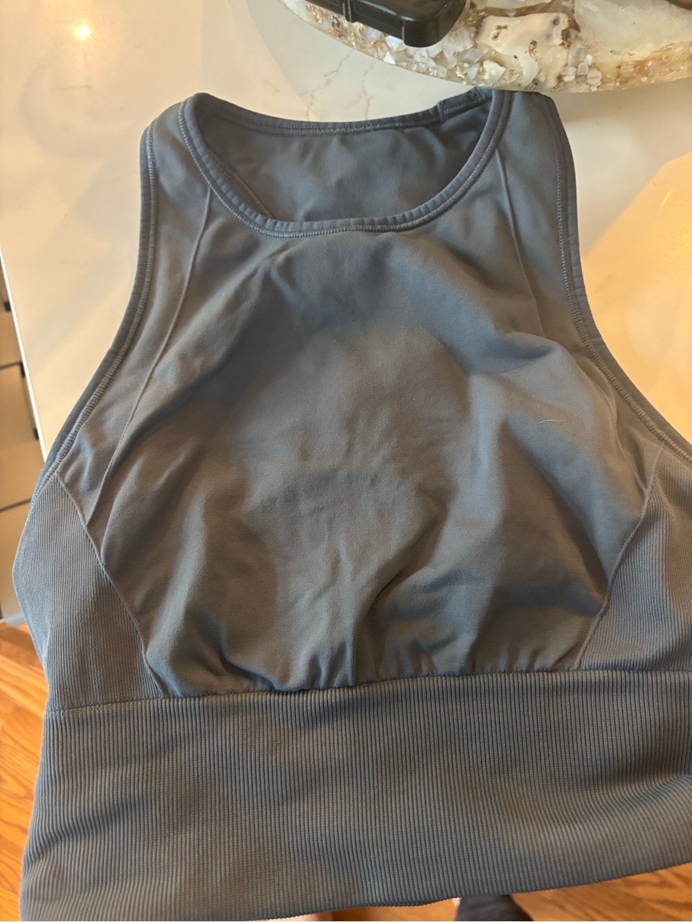 Dark Grey Lululemon Kick Swerve bra size 4